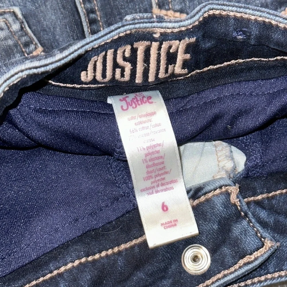 2/$25 Denim skort skirt with shorts